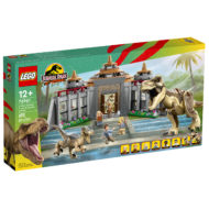 76961 lego jurassic park visitor center trex raptor attack 1