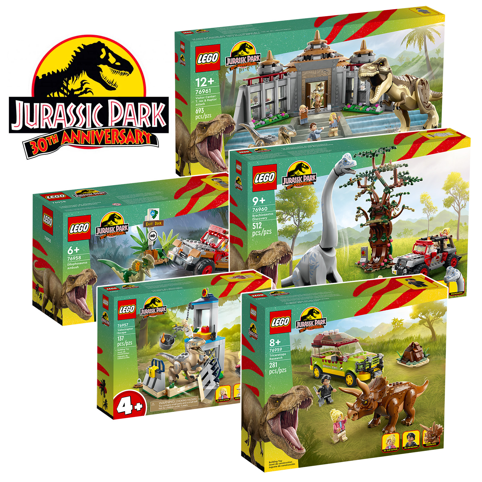 LEGO Jurassic World Fuga Del Dinosaurio Rex 76944 Lego Dino Toys"R"Us