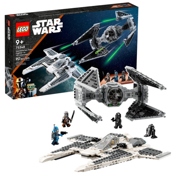 75348 lego starwars mandalorian fang fighter vs tie interceptor 5