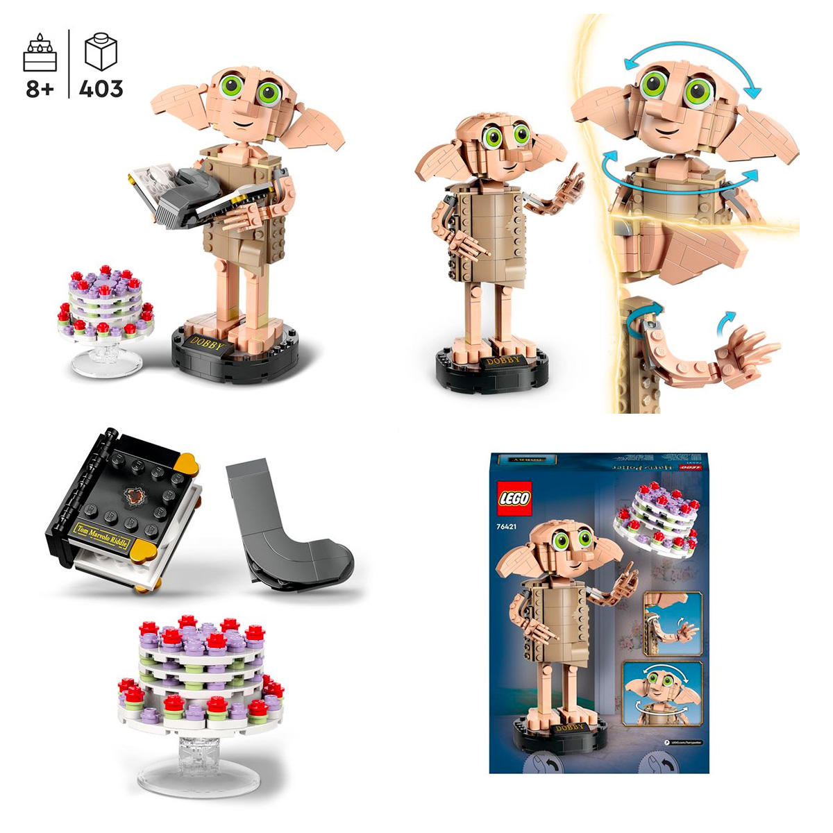 New Dobby, the house elf set has a heart of gold 🥹 : r/lego
