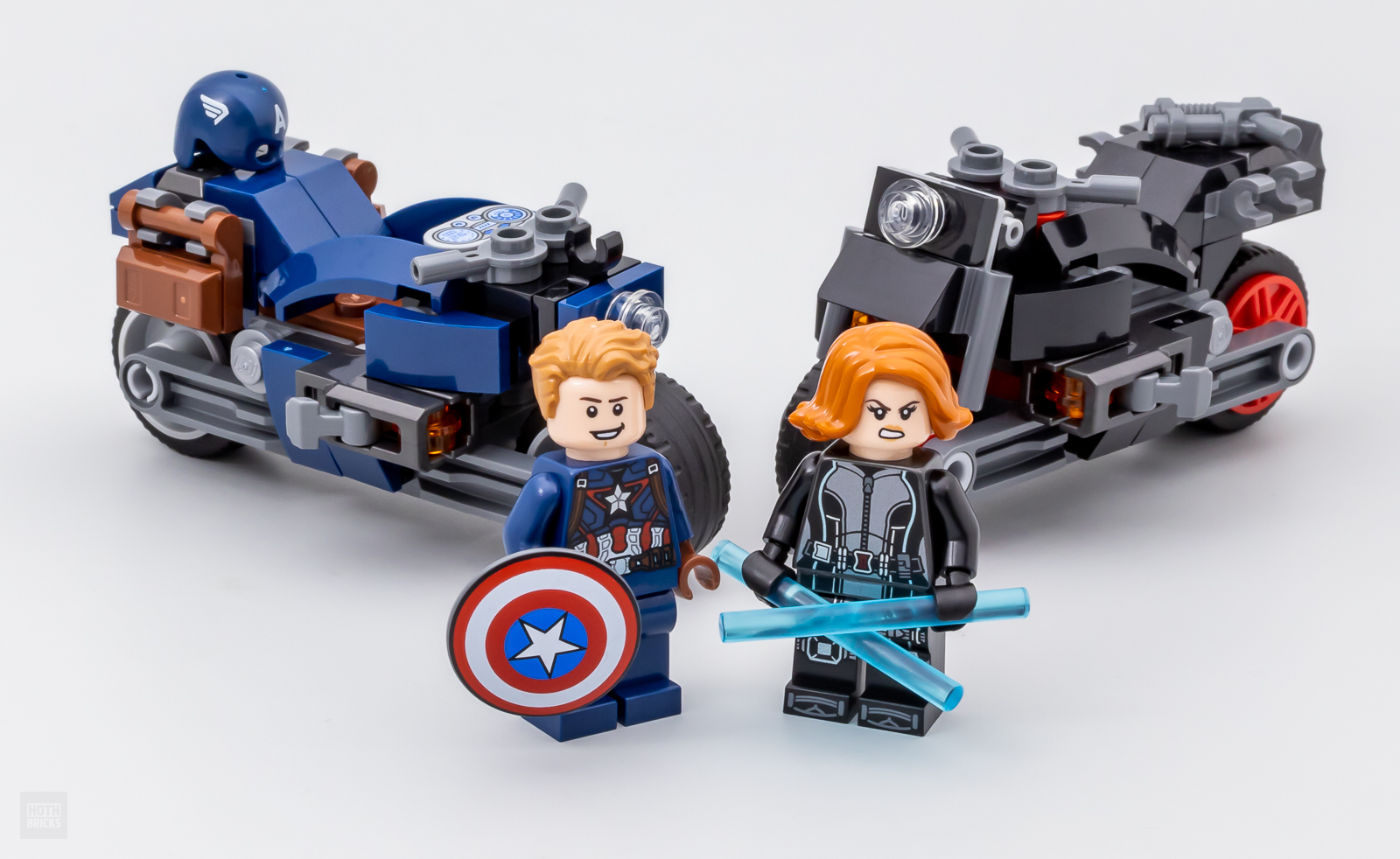 LEGO Marvel Super Heroes 76260 Black Widow & Captain America Motorcycles