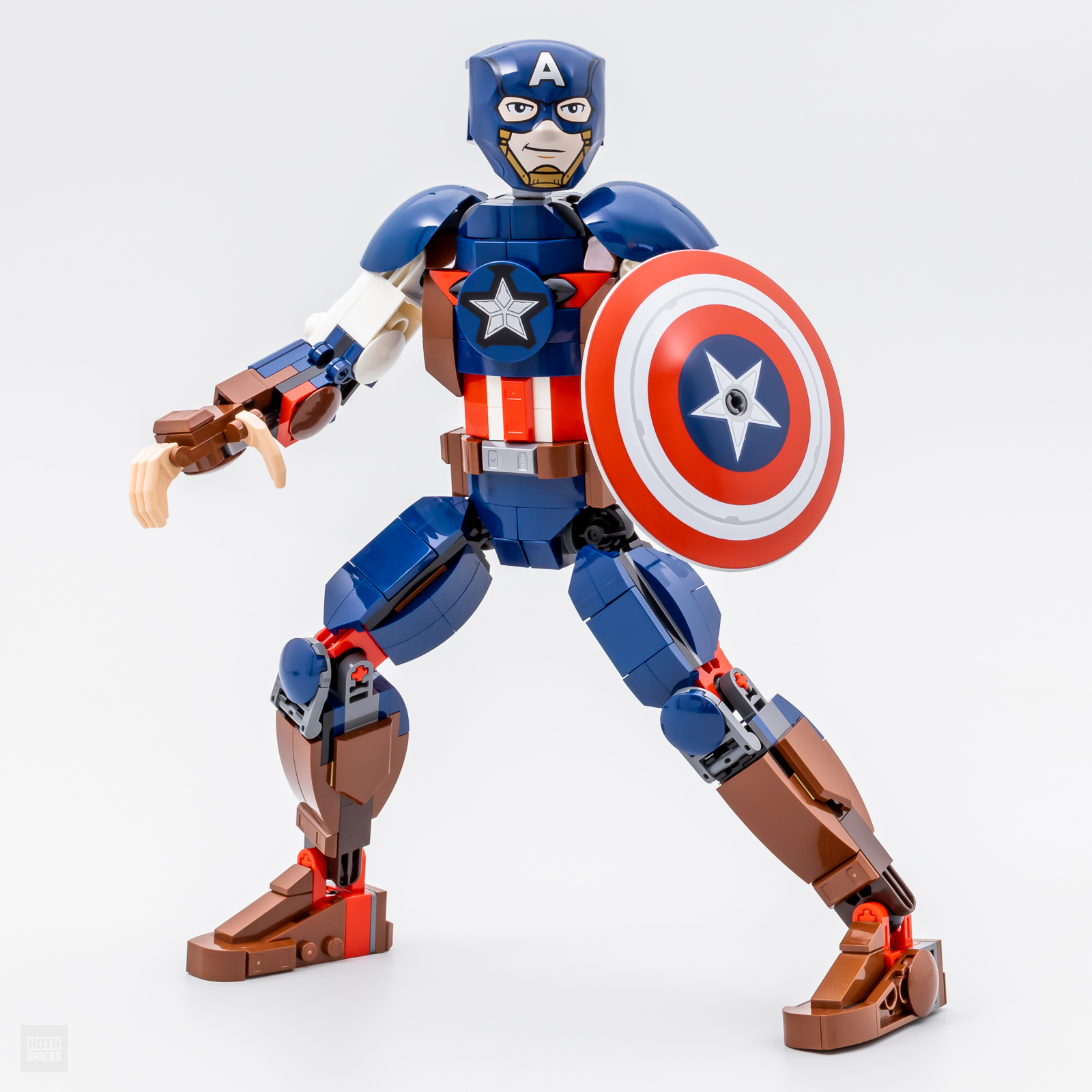 LEGO Marvel 76258 Personaggio di Capitan America degli Avengers con scudo,  da collezione in Vendita Online