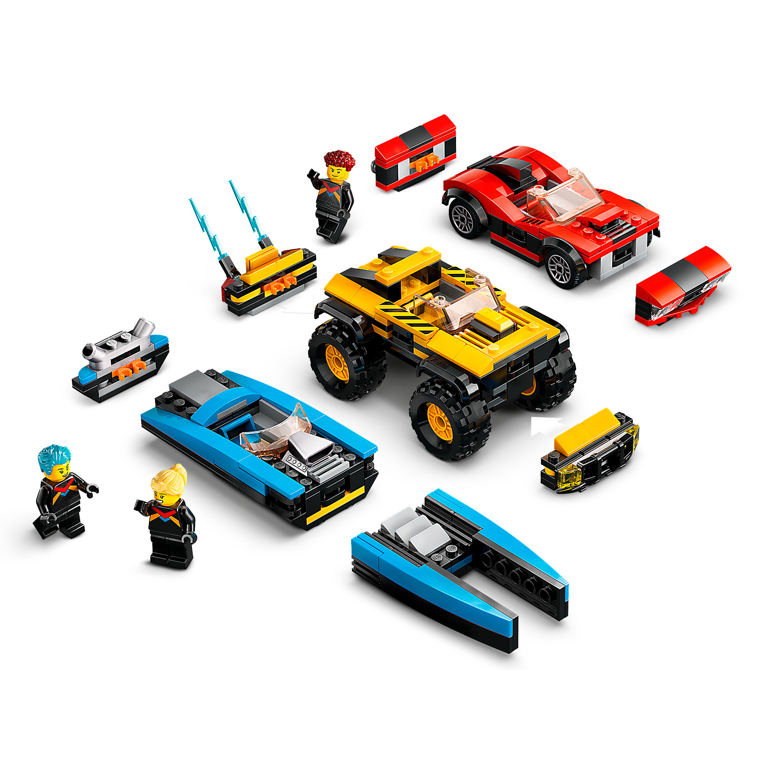 New in LEGO CITY 2023 three sets inspired by the LEGO 2K Drive video