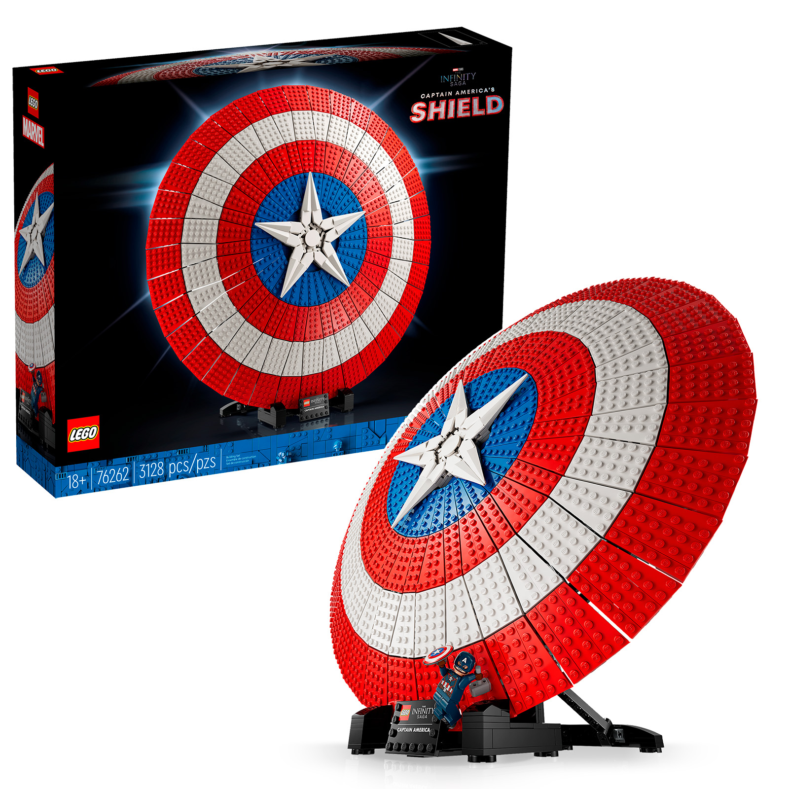 LEGO Marvel Le bouclier de Capitaine America, 76262