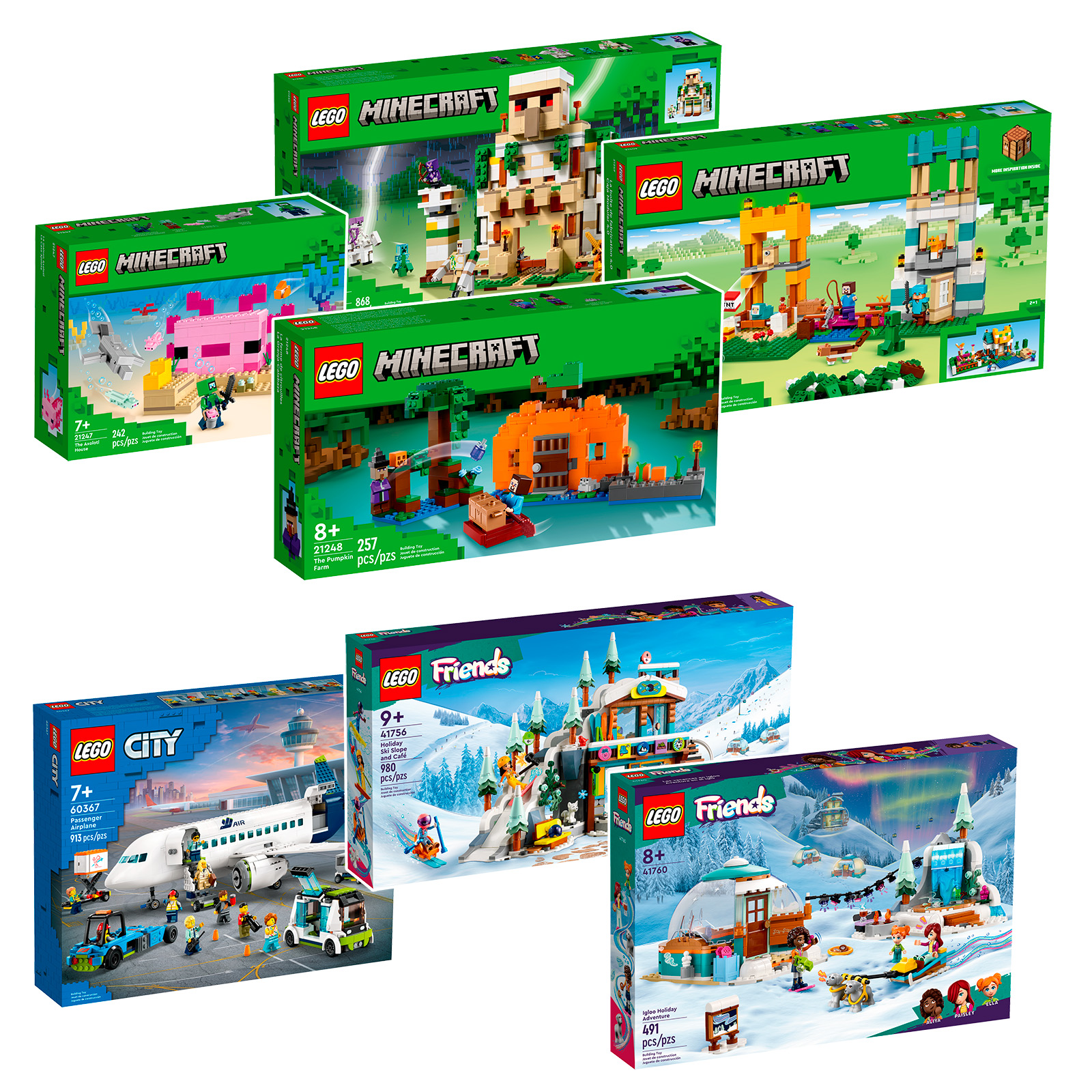 A Casa do Axolotl 21247 LEGO® Minecraft®