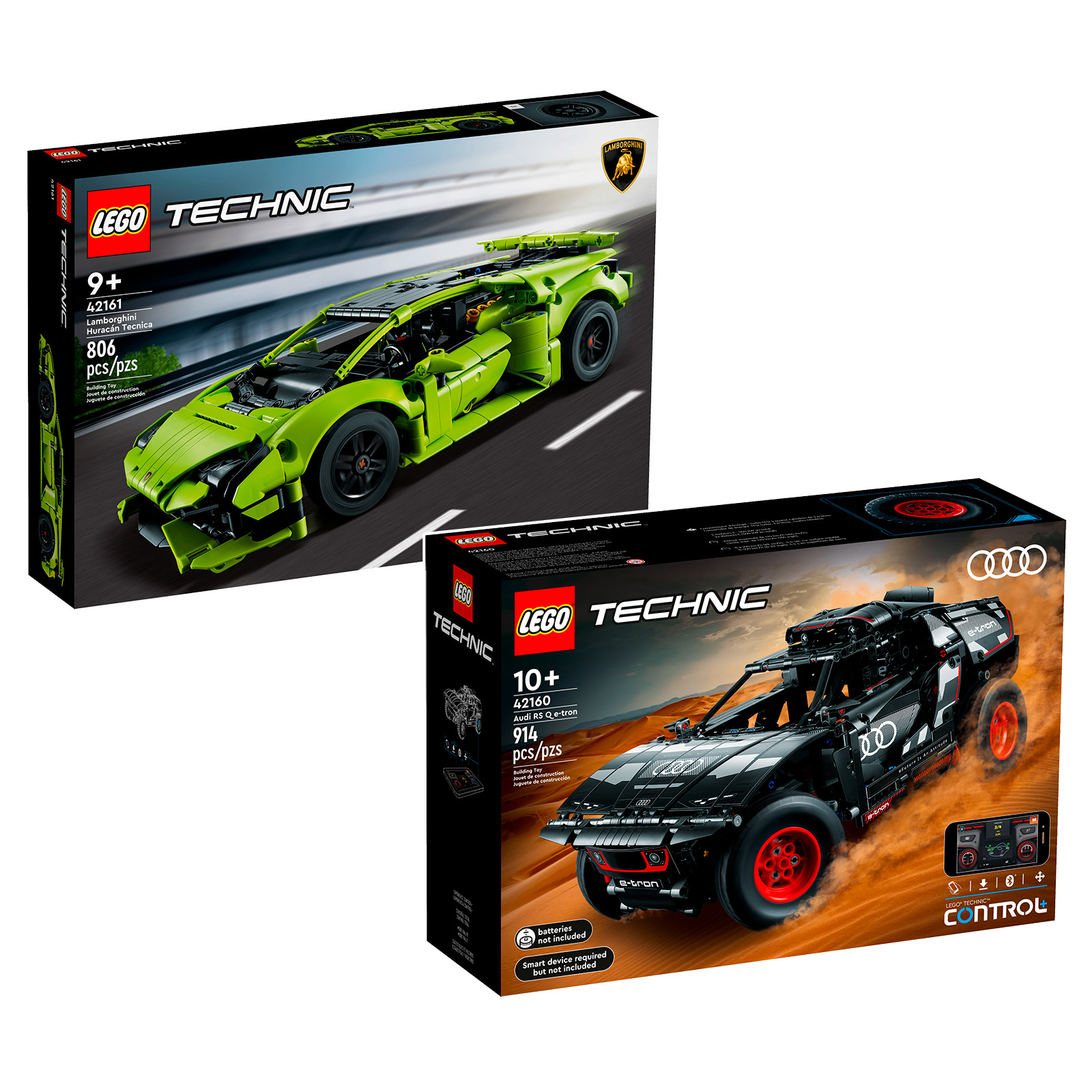 New LEGO Technic 2023 sets 42160 Audi RS Q etron and 42161