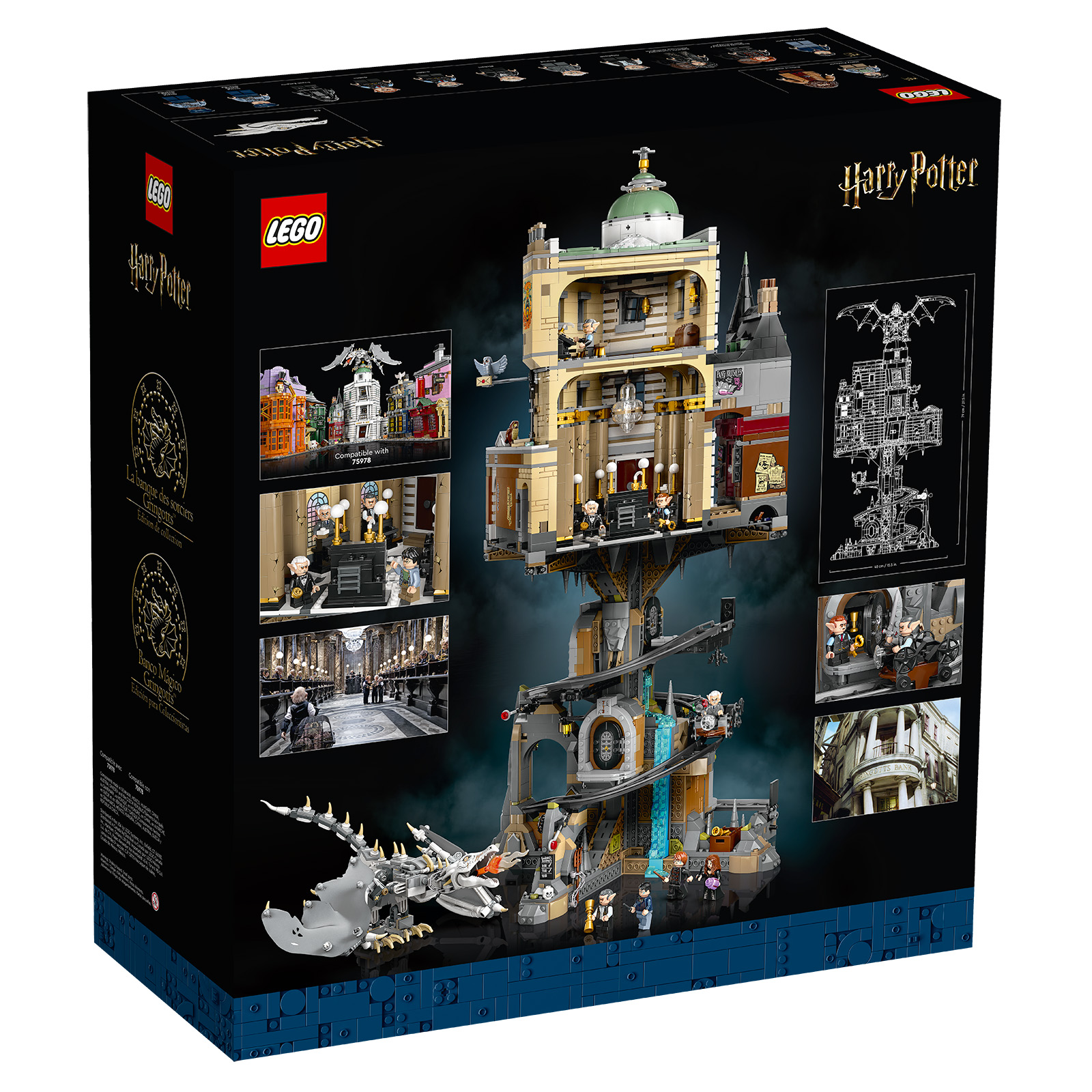 LEGO Harry Potter 76417 Gringotts Wizarding Bank Collectors' Edition ...