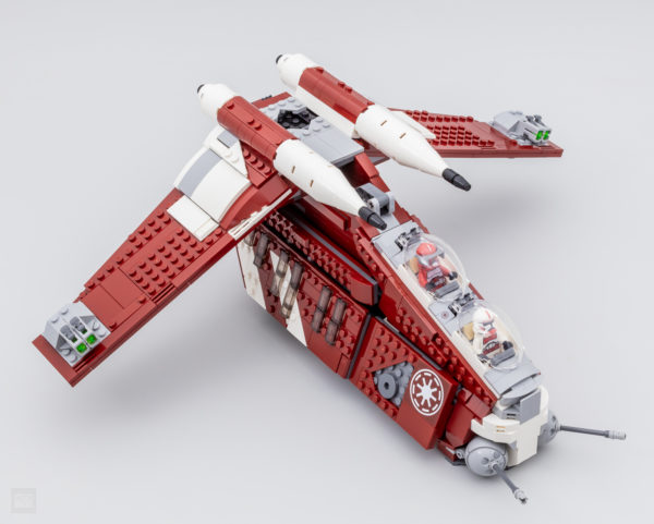 lego starwars 75354 coruscant guard gunship review 10