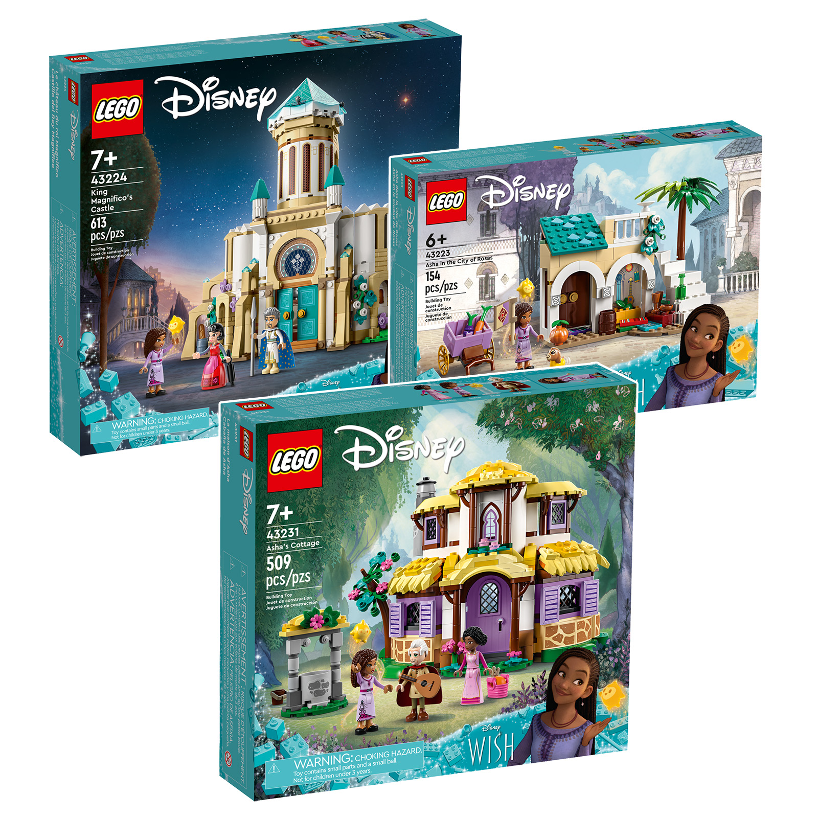 ▻ Nouveautés LEGO Disney 2023 : trois produits dérivés du film Wish - Asha  et la Bonne Étoile sont en ligne sur le Shop - HOTH BRICKS