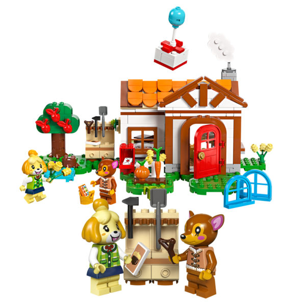 77049 lego animal crossing isabelle house visit