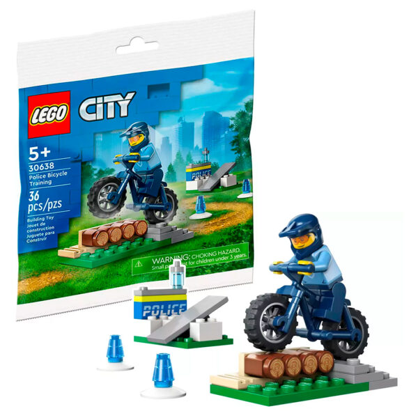 30638 lego city police bicycle training polybqg gwp