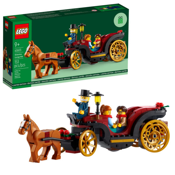 40603 lego seasonal wintertime carriage ride 3