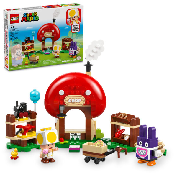 71429 lego super mario nabbit toad shop 2024