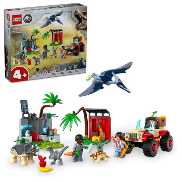 76963 lego jurassic world baby dinosaur rescue centre