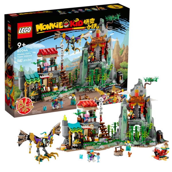 80044 lego monkie kid team hideout