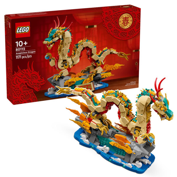 80112 lego chinese new year 2024 auspicious dragon 7