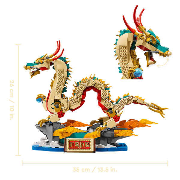 80112 lego chinese new year 2024 auspicious dragon 8