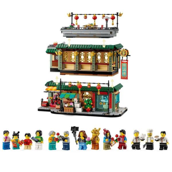 80113 lego chinese new year 2024 family reunion celebration 4