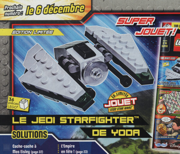 lego starwars magazine decembre 2023 yoda jedi starfighter