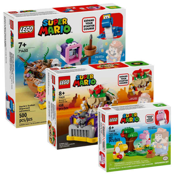 new lego super mario expansion sets 2024