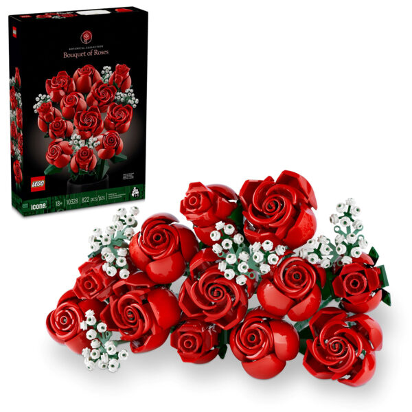 10328 lego icons botanical collection blooms rose bouquet 7