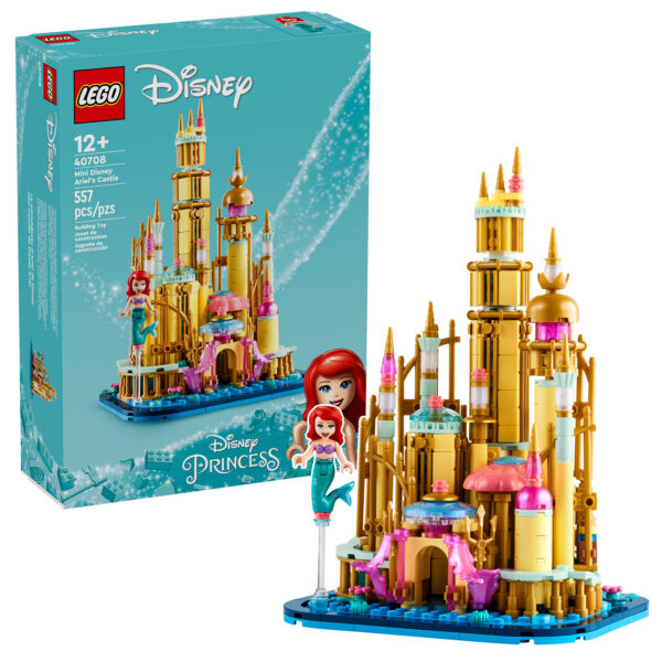 40708 lego mini disney ariel castle 1