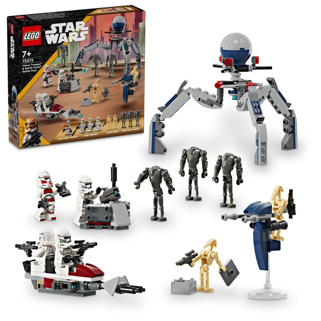 75372 Lego Starwars Clone Trooper Battle Droid Battle Pack 1 