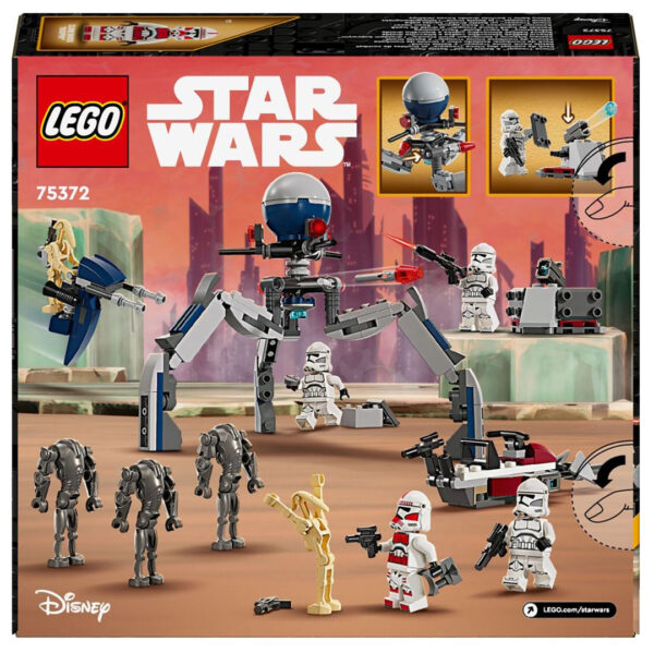 75372 lego starwars clone trooper battle droid battle pack 3