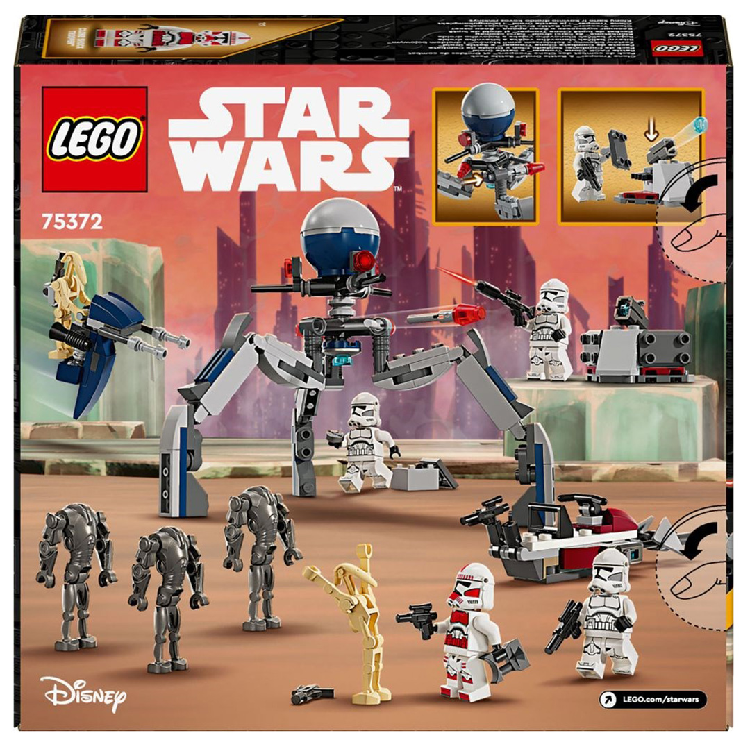 LEGO Clone Trooper & Battle Droid Battle Pack Set 75372 Instructions