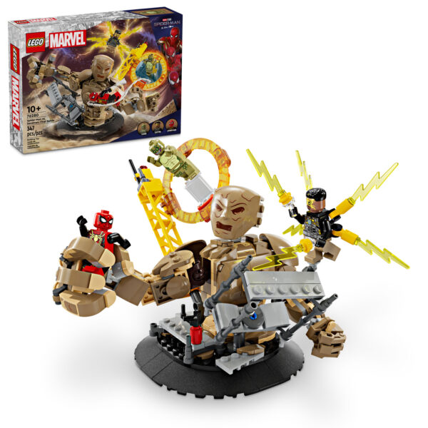 76280 lego marvel spiderman vs sandman final battle 1