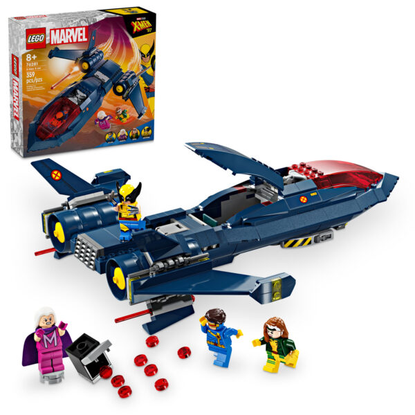 76281 lego marvel x men x jet 1