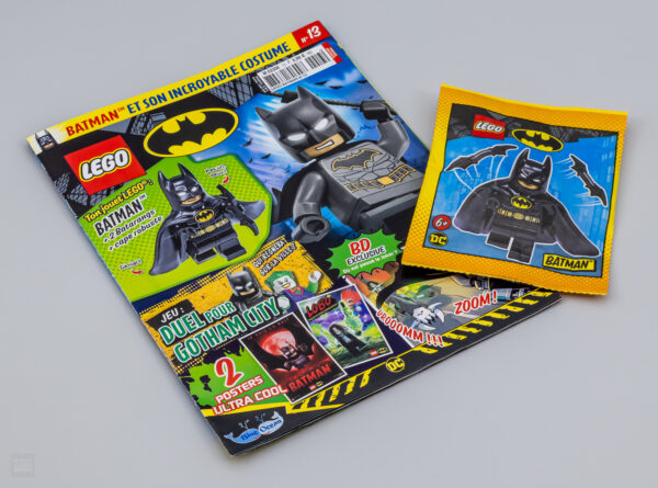 lego batman magazine decembre 2023 minifig