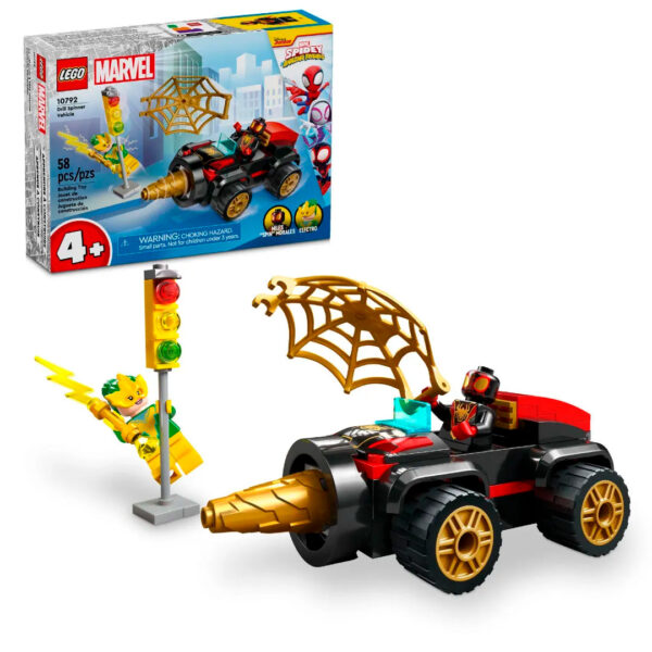 10792 lego marvel drill spinner vehicle