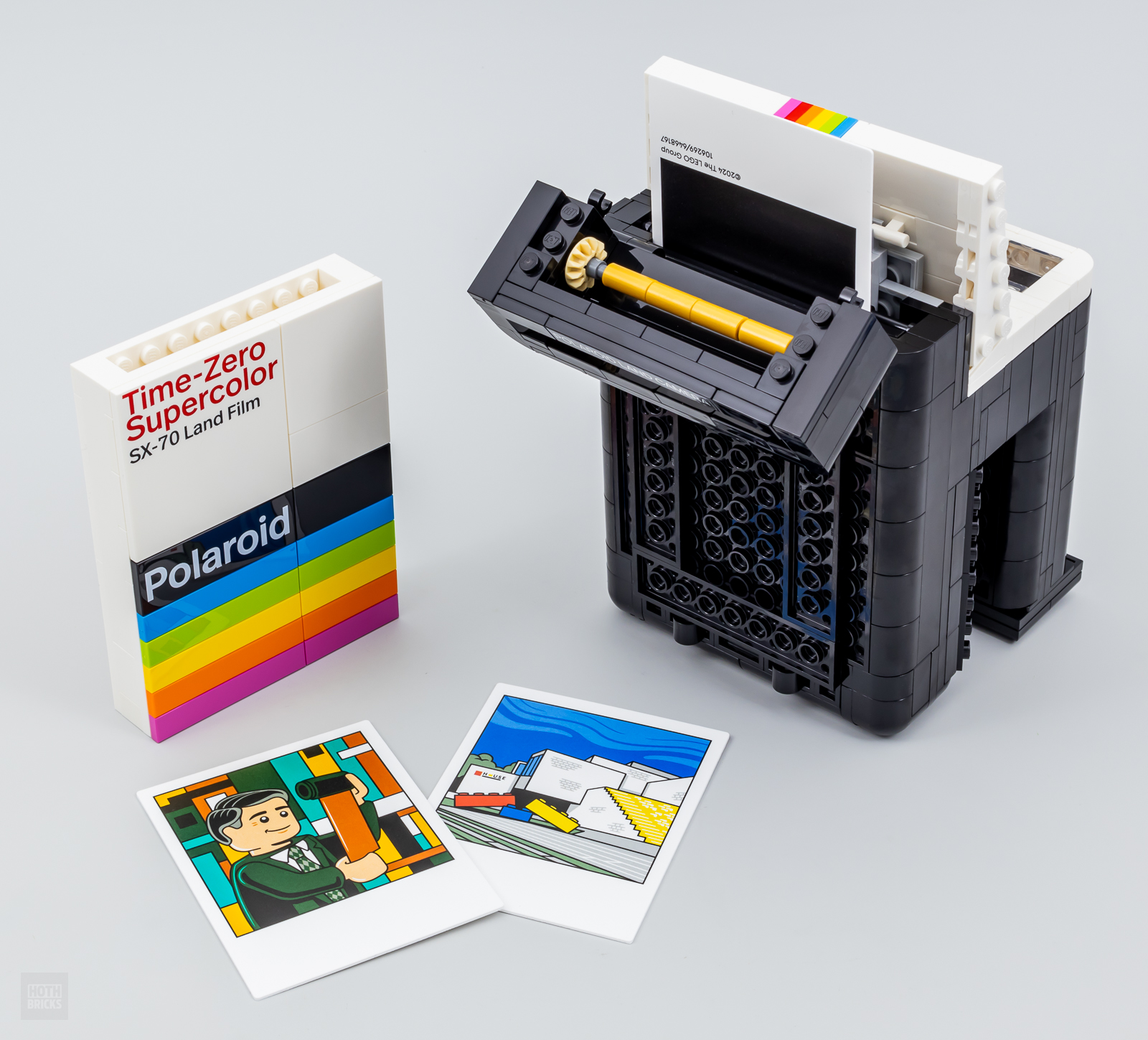 LEGO Ideas Appareil Photo Polaroid OneStep SX-70, Maquette à