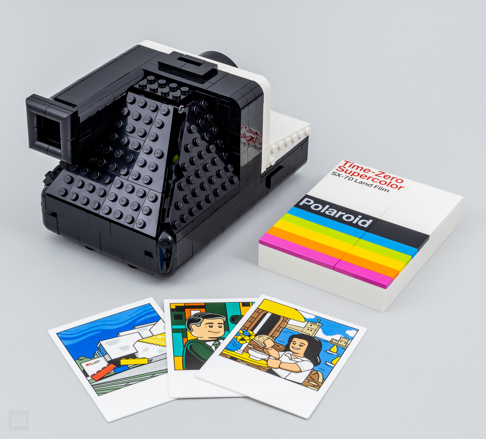 LEGO Ideas 21345 Polaroid OneStep SX-70 Camera - vidéo démo du  fonctionnement 