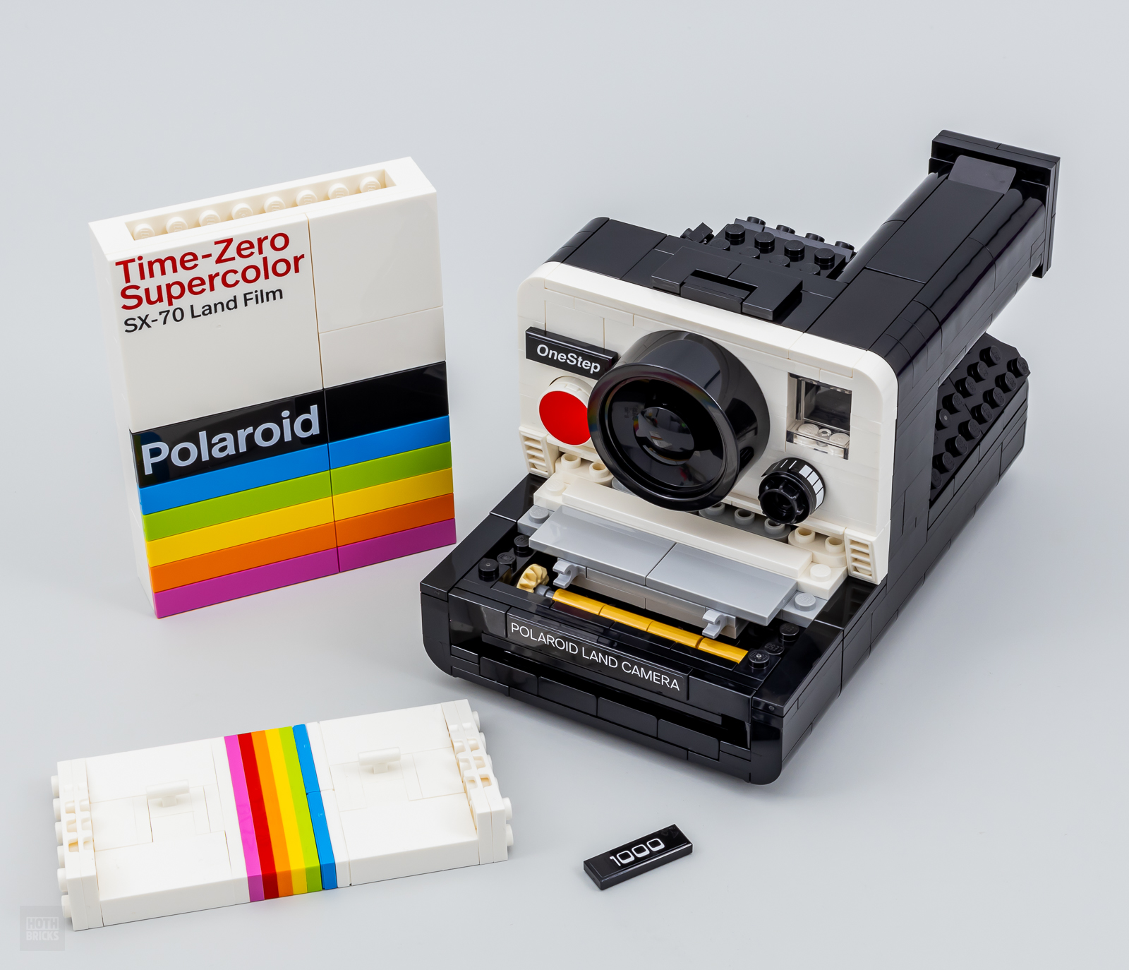 LEGO Ideas 21345 pas cher, Appareil Photo Polaroid OneStep SX-70