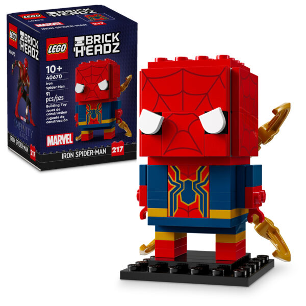 40670 lego marvel brickheadz iron spider man