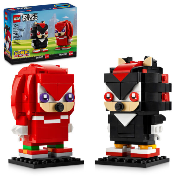 40672 lego brickheadz sonic hedgehog knuckles shadow