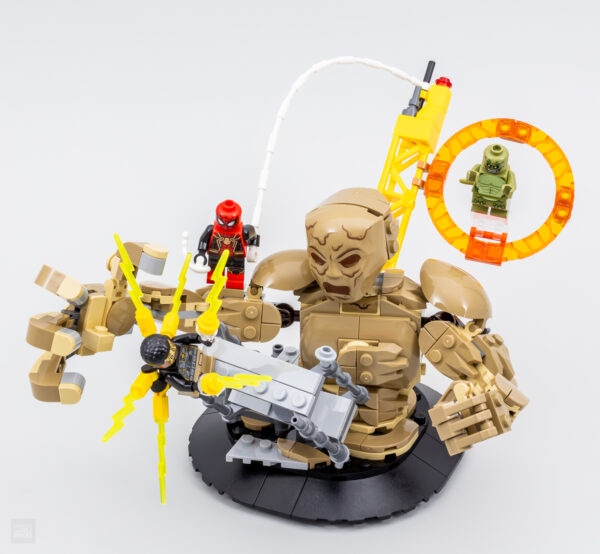 76280 lego marvel spider man sandman final battle 2