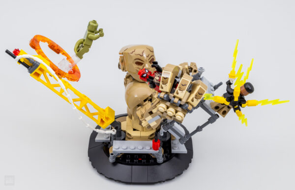 76280 lego marvel spider man sandman final battle 7