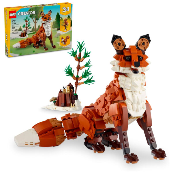 lego creator 31154 forest animals red fox 1