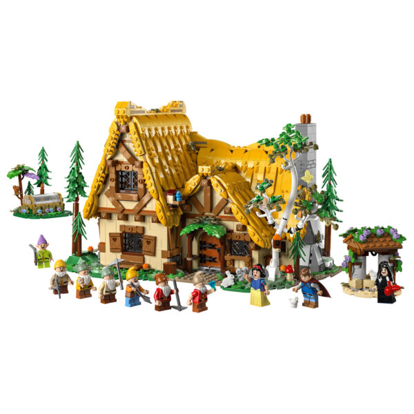 43242 lego disney snow white seven dwarfs cottage 3