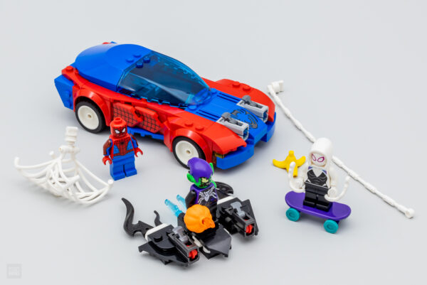 76279 lego marvel spider man race car venom green goblin 3