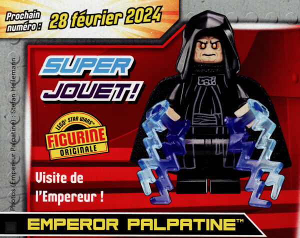 lego starwars magazine fevrier 2024 palpatine minifigure