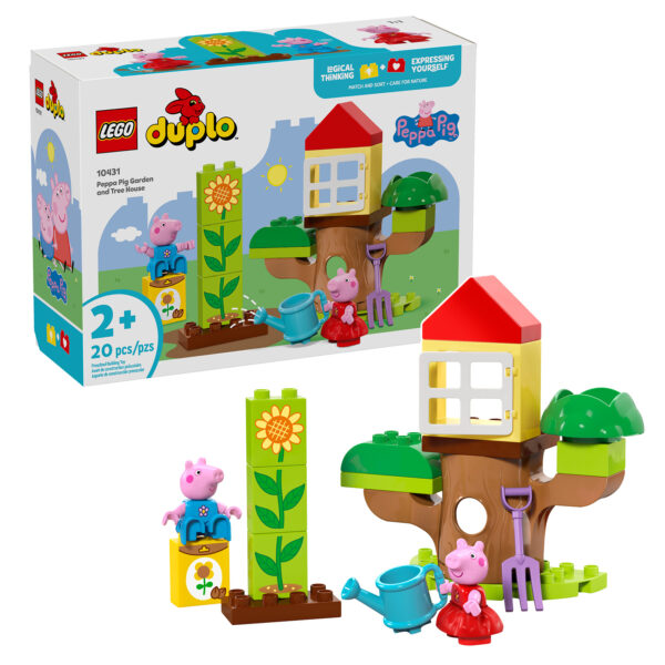 10431 lego duplo peppa pig garden house tree house