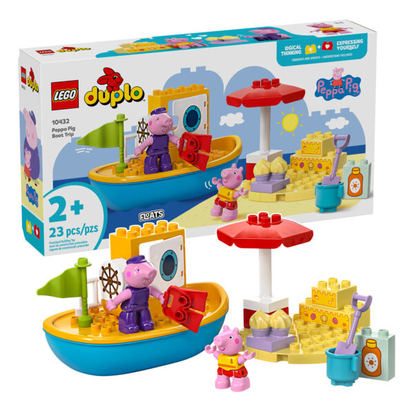 10432 lego duplo peppa pig boat trip