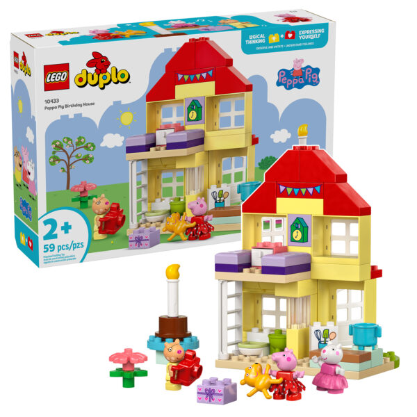 10433 lego duplo peppa pig birthday house