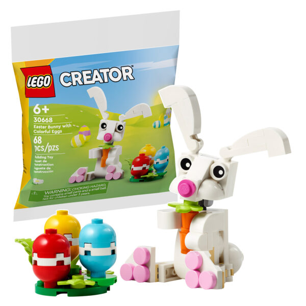 30668 lego polybag easter bunny colorful eggs