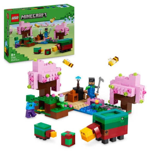 21260 lego minecraft the cherry blossom garden