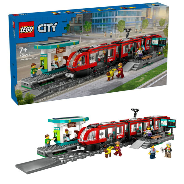 60423 lego city downtown tram 1